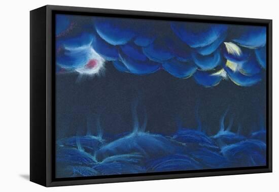 Creation Sun and Moon-Jung Sook Nam-Framed Premier Image Canvas