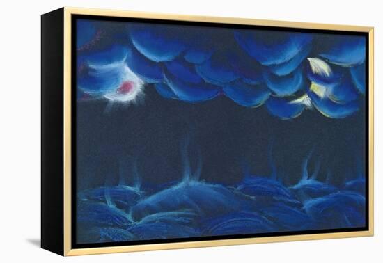 Creation Sun and Moon-Jung Sook Nam-Framed Premier Image Canvas