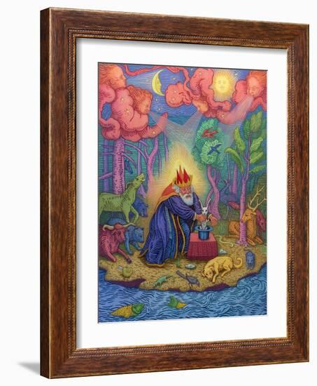 Creation-James W. Johnson-Framed Giclee Print