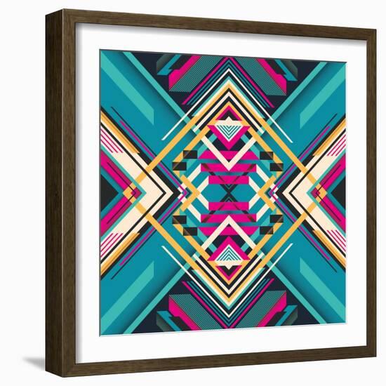 Creative Abstract Composition. Vector Illustration.-Radoman Durkovic-Framed Art Print