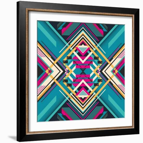 Creative Abstract Composition. Vector Illustration.-Radoman Durkovic-Framed Art Print