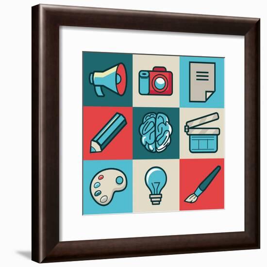 Creative Icons-venimo-Framed Premium Giclee Print