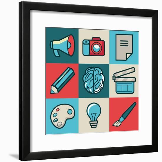 Creative Icons-venimo-Framed Premium Giclee Print