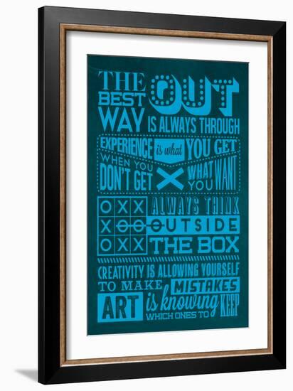 Creative Set Blue-Lorand Okos-Framed Art Print