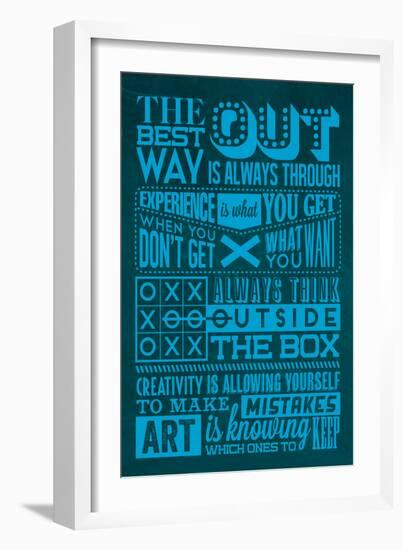 Creative Set Blue-Lorand Okos-Framed Art Print