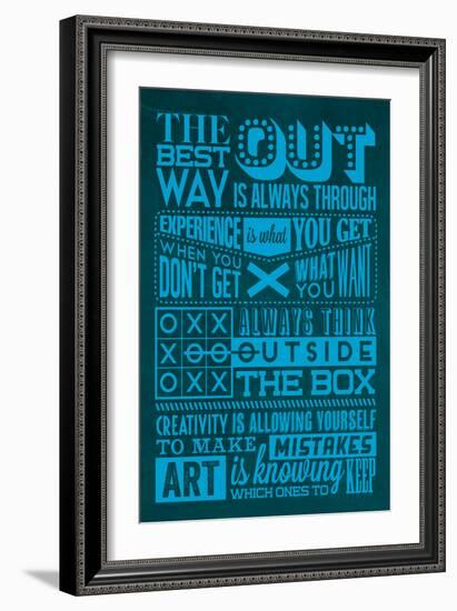 Creative Set Blue-Lorand Okos-Framed Art Print