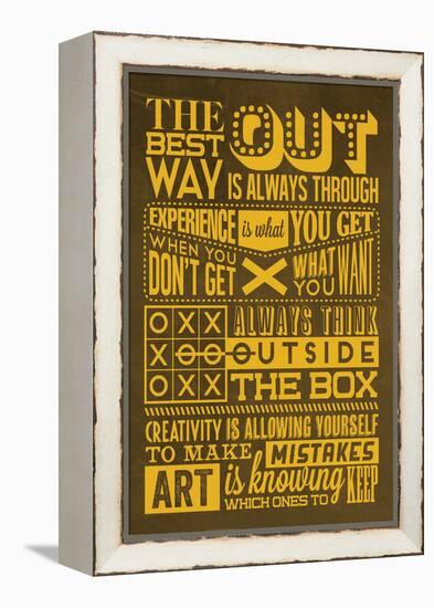 Creative Set Yellow-Lorand Okos-Framed Stretched Canvas