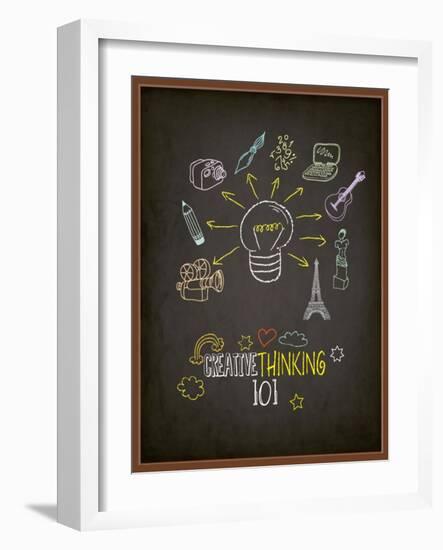 Creative Thinking 101-LanaN.-Framed Art Print