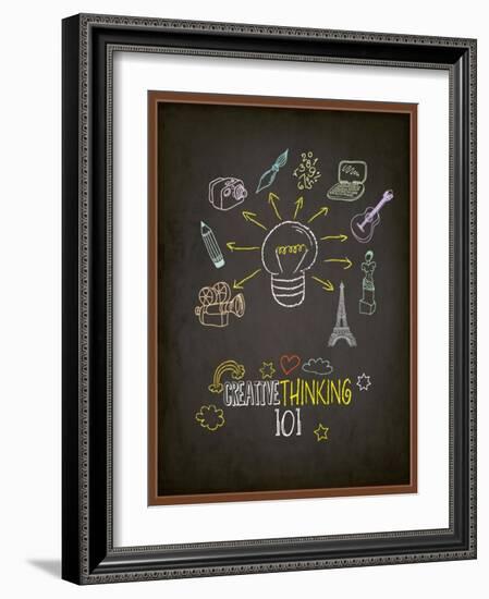 Creative Thinking 101-LanaN.-Framed Art Print