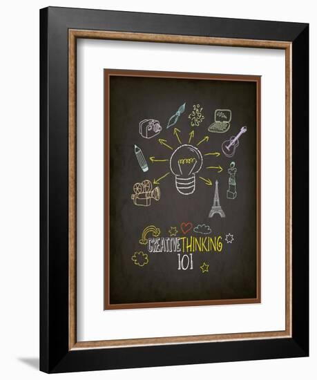 Creative Thinking 101-LanaN.-Framed Premium Giclee Print