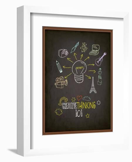 Creative Thinking 101-LanaN.-Framed Premium Giclee Print