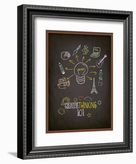 Creative Thinking 101-LanaN.-Framed Premium Giclee Print