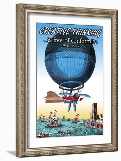 Creative Thinking-Wilbur Pierce-Framed Art Print