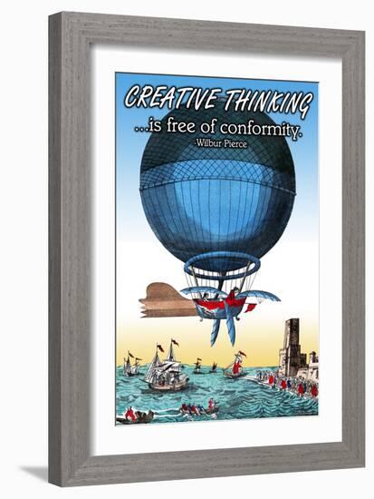 Creative Thinking-Wilbur Pierce-Framed Art Print