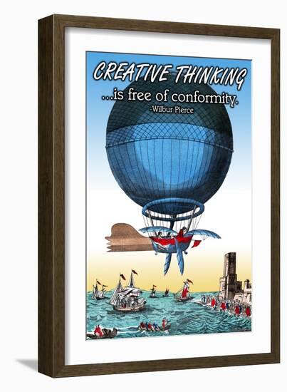 Creative Thinking-Wilbur Pierce-Framed Art Print