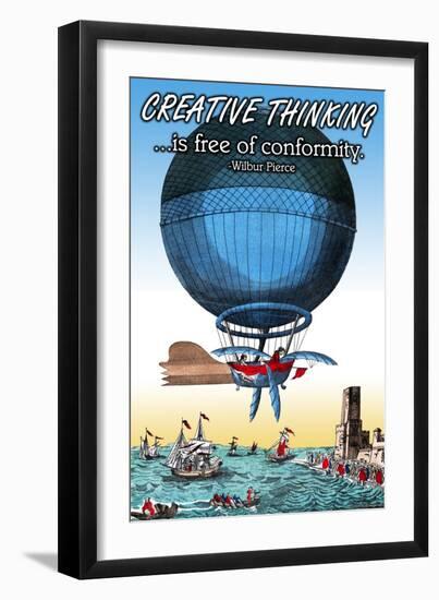 Creative Thinking-Wilbur Pierce-Framed Art Print