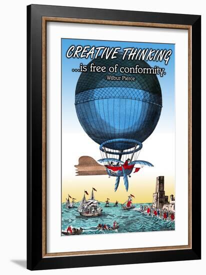 Creative Thinking-Wilbur Pierce-Framed Art Print