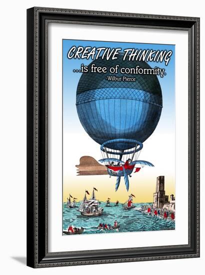 Creative Thinking-Wilbur Pierce-Framed Art Print