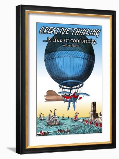 Creative Thinking-Wilbur Pierce-Framed Art Print