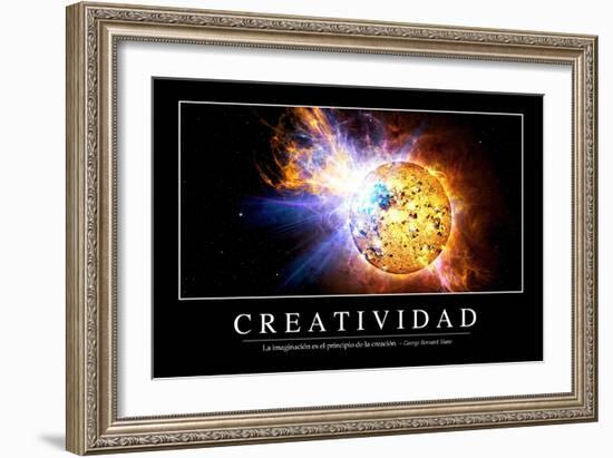 Creatividad. Cita Inspiradora Y Póster Motivacional-null-Framed Photographic Print