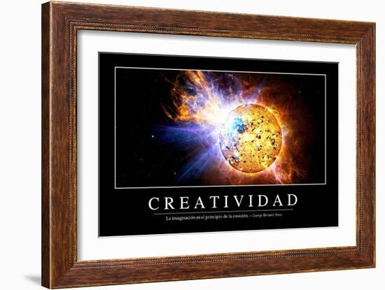 Creatividad. Cita Inspiradora Y Póster Motivacional-null-Framed Photographic Print