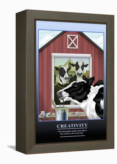 Creativity-Richard Kelly-Framed Stretched Canvas