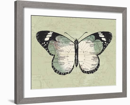 Creature Cartography II-The Vintage Collection-Framed Giclee Print