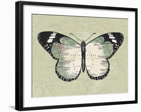 Creature Cartography II-The Vintage Collection-Framed Giclee Print