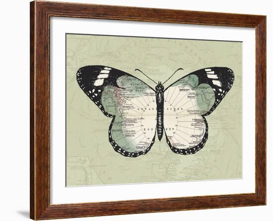 Creature Cartography II-The Vintage Collection-Framed Giclee Print