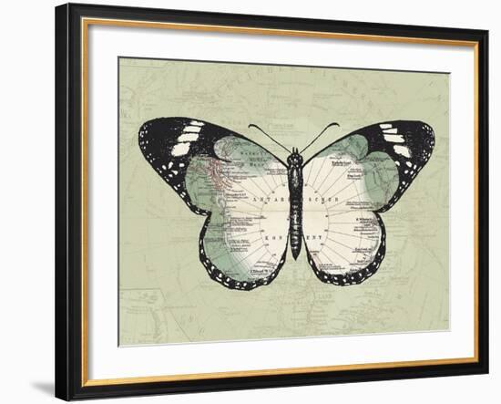 Creature Cartography II-The Vintage Collection-Framed Giclee Print