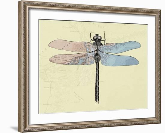 Creature Cartography III-The Vintage Collection-Framed Giclee Print