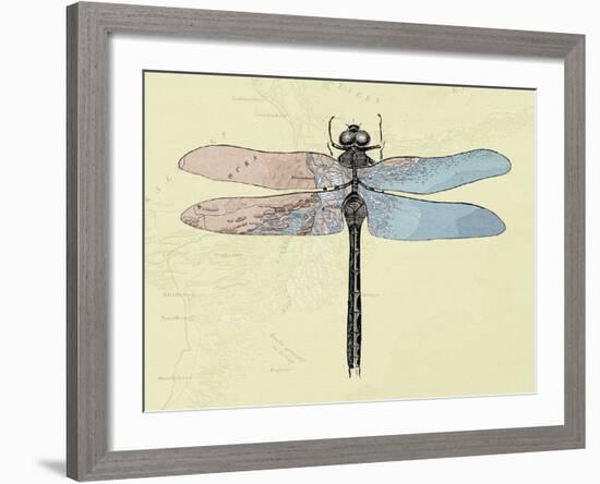 Creature Cartography III-The Vintage Collection-Framed Giclee Print