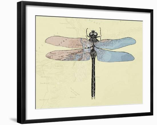 Creature Cartography III-The Vintage Collection-Framed Giclee Print