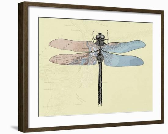 Creature Cartography III-The Vintage Collection-Framed Giclee Print