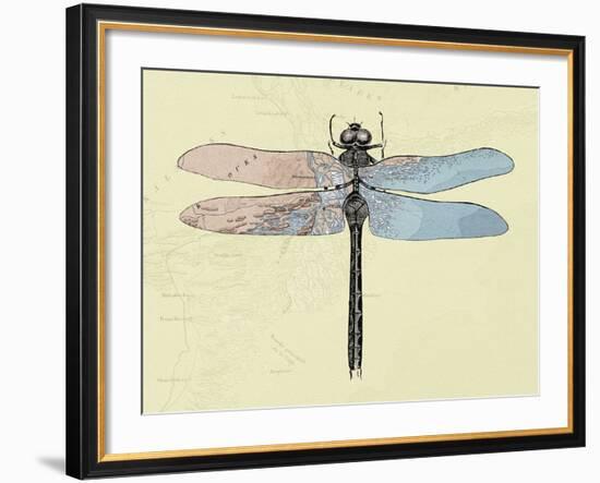 Creature Cartography III-The Vintage Collection-Framed Giclee Print