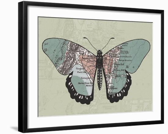 Creature Cartography IV-The Vintage Collection-Framed Giclee Print