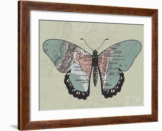 Creature Cartography IV-The Vintage Collection-Framed Giclee Print