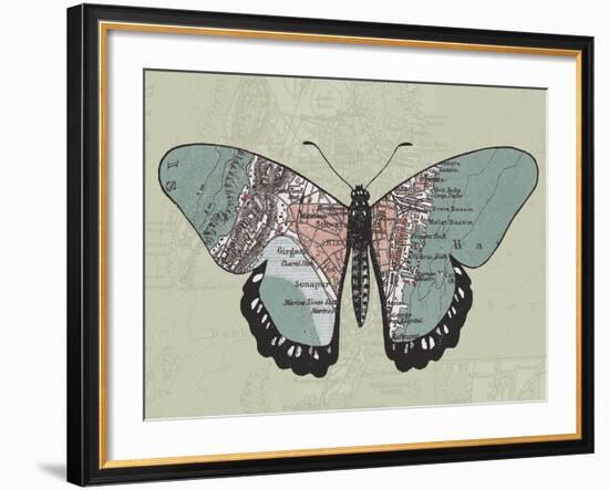 Creature Cartography IV-The Vintage Collection-Framed Giclee Print