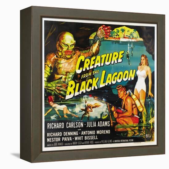 Creature from the Black Lagoon, 1954-null-Framed Premier Image Canvas