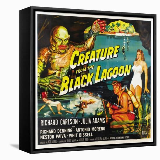 Creature from the Black Lagoon, 1954-null-Framed Premier Image Canvas