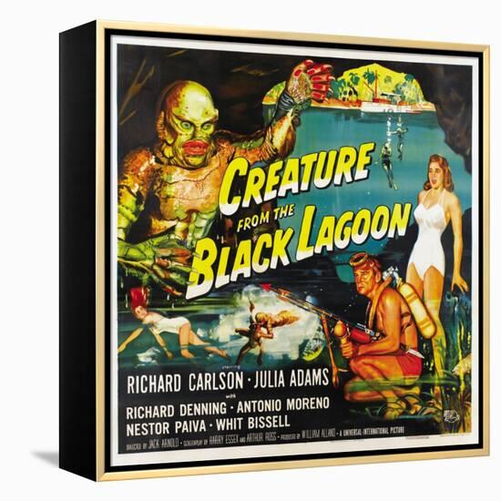 Creature from the Black Lagoon, 1954-null-Framed Premier Image Canvas