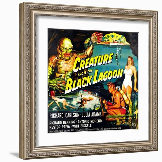 Creature from the Black Lagoon, 1954-null-Framed Art Print