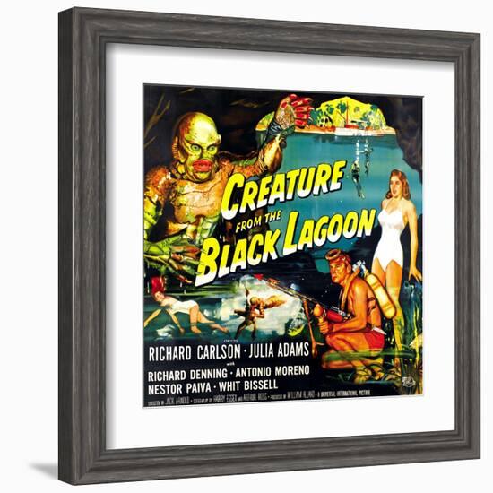 Creature from the Black Lagoon, 1954-null-Framed Art Print