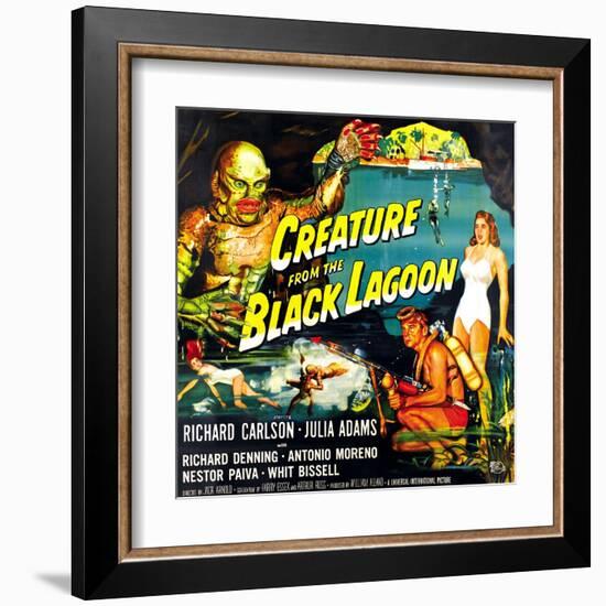 Creature from the Black Lagoon, 1954-null-Framed Art Print