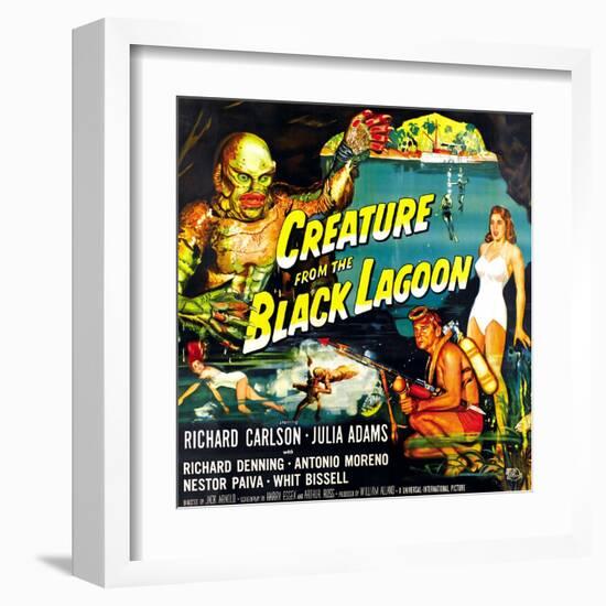 Creature from the Black Lagoon, 1954-null-Framed Art Print