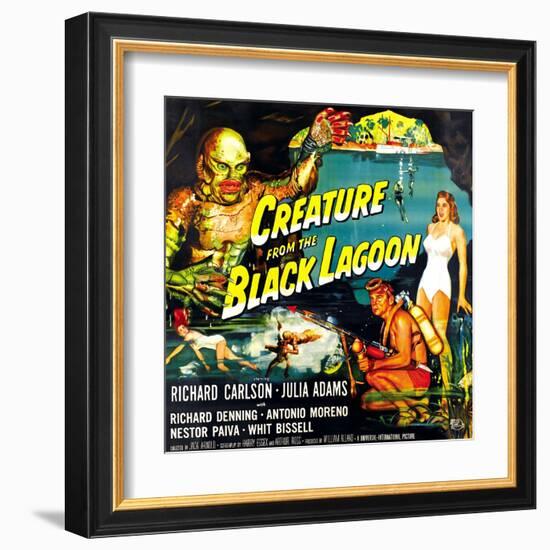 Creature from the Black Lagoon, 1954-null-Framed Art Print