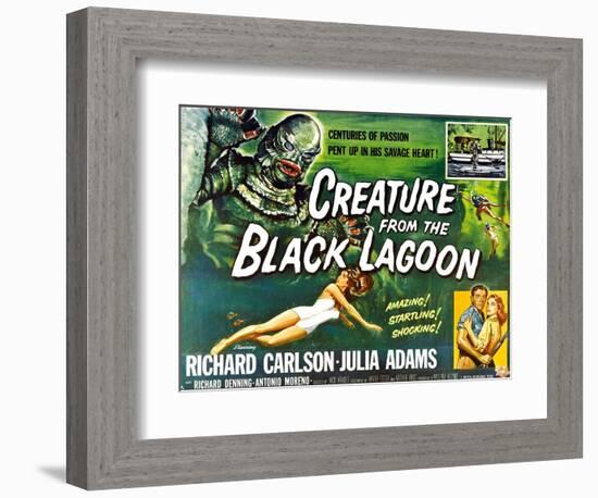 Creature from the Black Lagoon, 1954-null-Framed Art Print