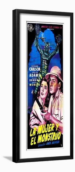 Creature from the Black Lagoon, (aka La Mujer Y El Monstruo), Julie Adams, Richard Carlson, 1954-null-Framed Photo