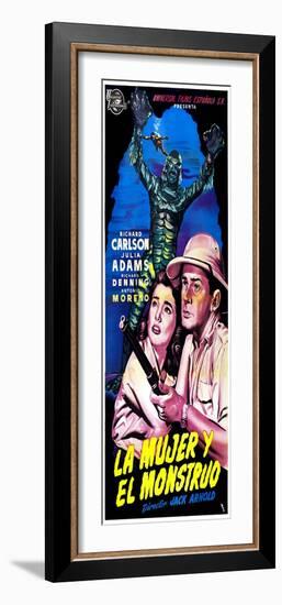 Creature from the Black Lagoon, (aka La Mujer Y El Monstruo), Julie Adams, Richard Carlson, 1954-null-Framed Photo