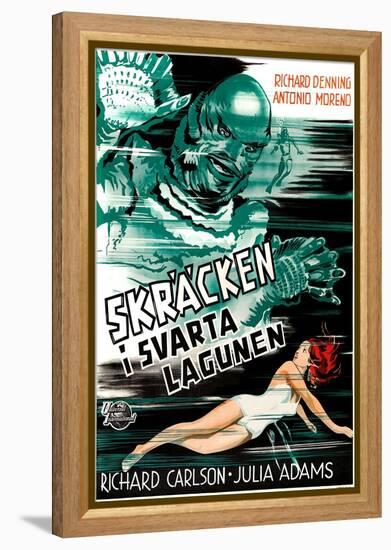 Creature from the Black Lagoon, (aka Skracken I Svarta Lagunen), Julie Adams, 1954-null-Framed Stretched Canvas